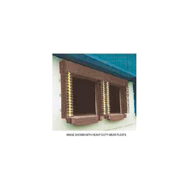 Chalfant Sewing Fabricators, Inc. Chalfant Brown Dock Door Seal Model 131 Heavy Duty 40 Ounce 8'W x 10'H 131-8X10BROWN - main